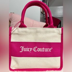 Juicy Couture Cute Canvas Mini Tote Bag